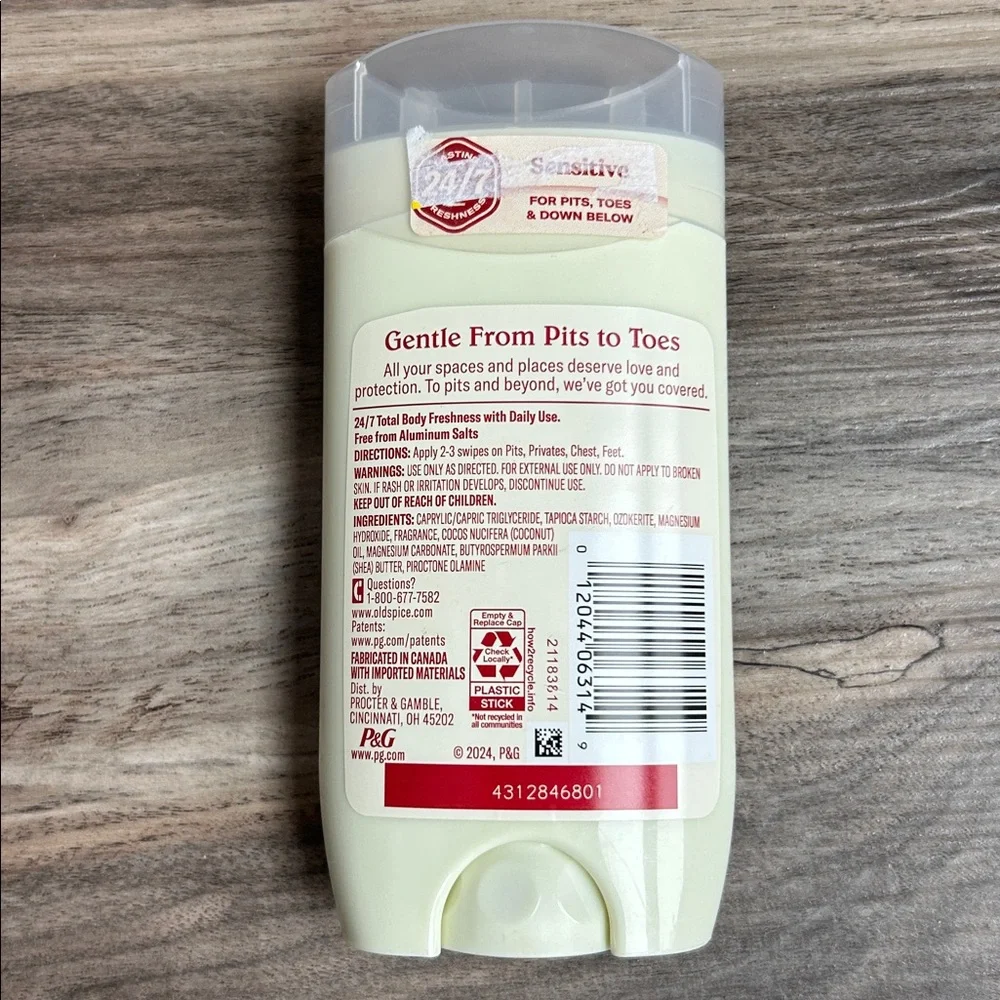 NEW Old Spice Total Body Deodorant